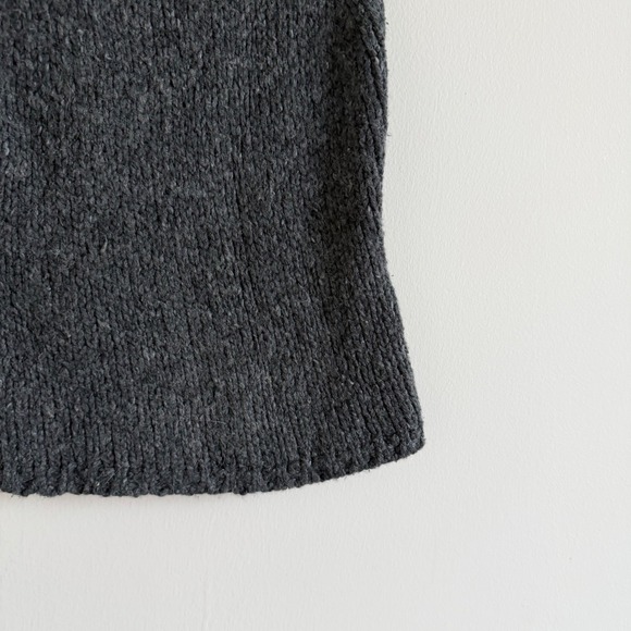 Vintage Y2K Maxtsudio Mockneck Sleeveless Chunky Wool Sweater Tank - Picture 10 of 10